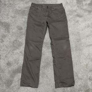 PrAna Slim Fit Pants Mens 34x32 Brown Organic Cotton Outdoor Hiking
